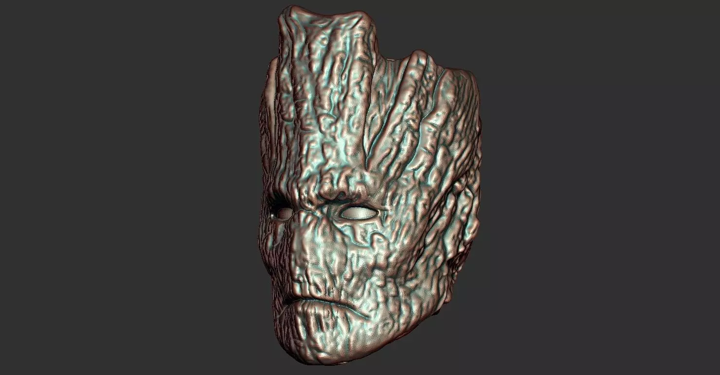 Groot beads 3D print model_0