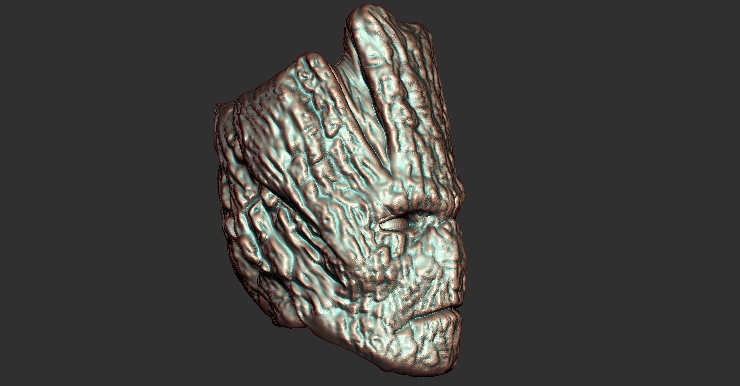 Groot beads 3D print model_4