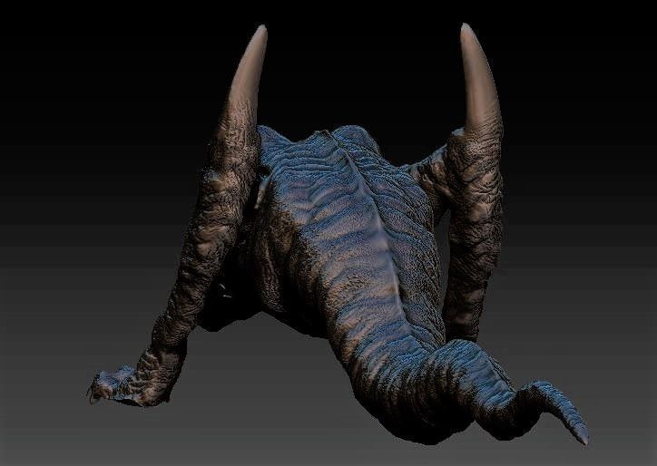 skull crawler 3D print model_5