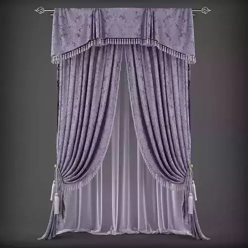 Curtain 3D model 348