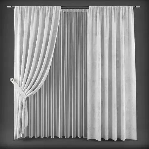 Curtain 3D model 349