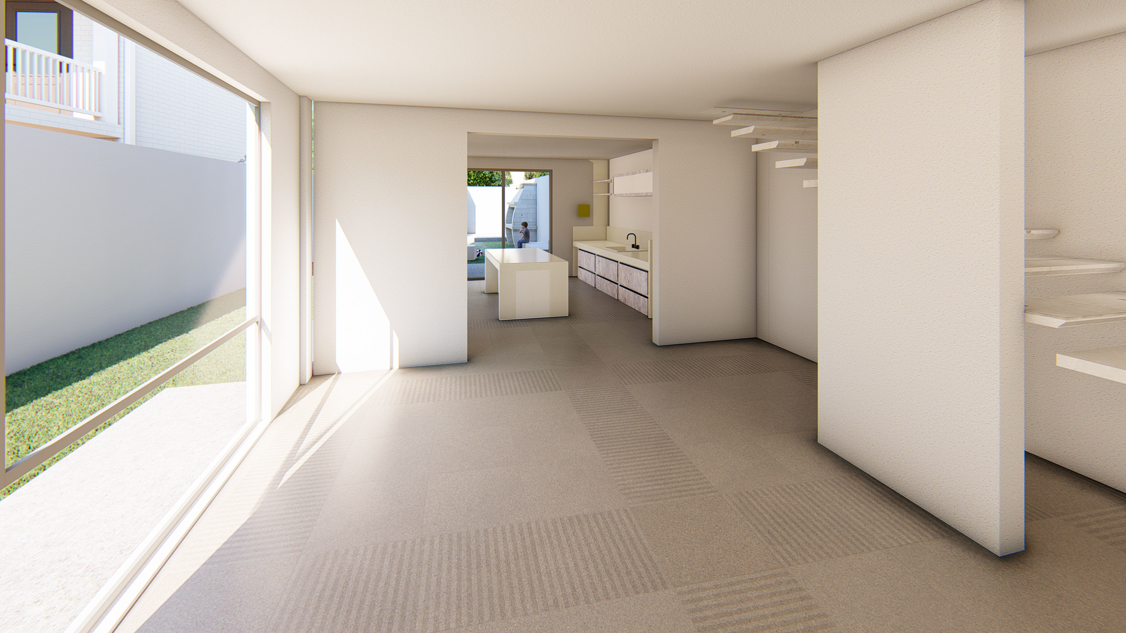 Two beautiful minimalist homes  3D model_2