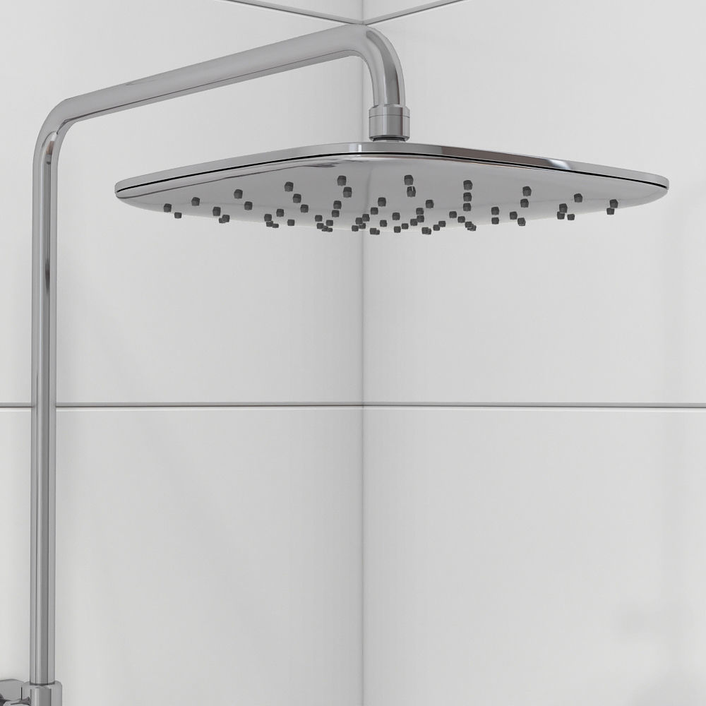 Bathroom mixer set Ravak 10 set 07 3D model_4