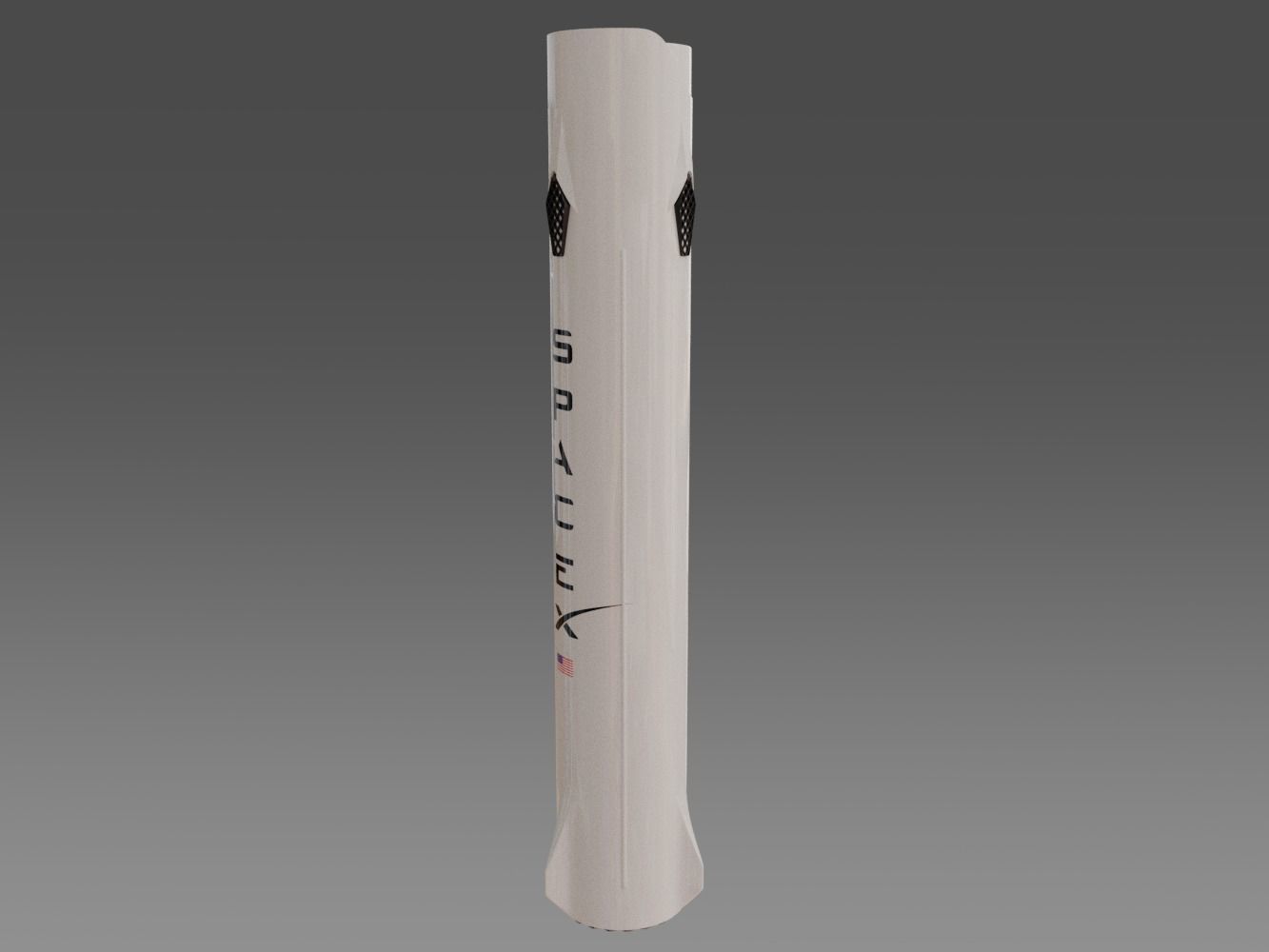 SpaceX - BFR - Big Falcon Rocket 3D model_6