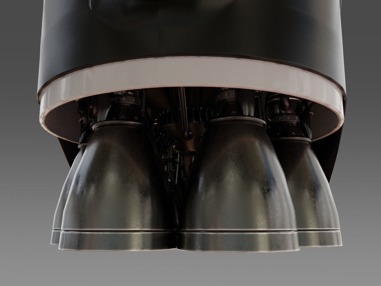 SpaceX - BFR - Big Falcon Rocket 3D model_3