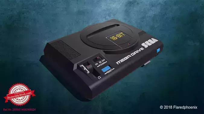 Mega Drive Raspberry  Pi 3 3D print model