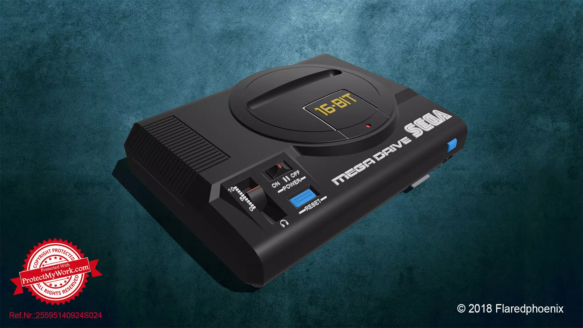 Mega Drive Raspberry Pi 3 3D print model_0