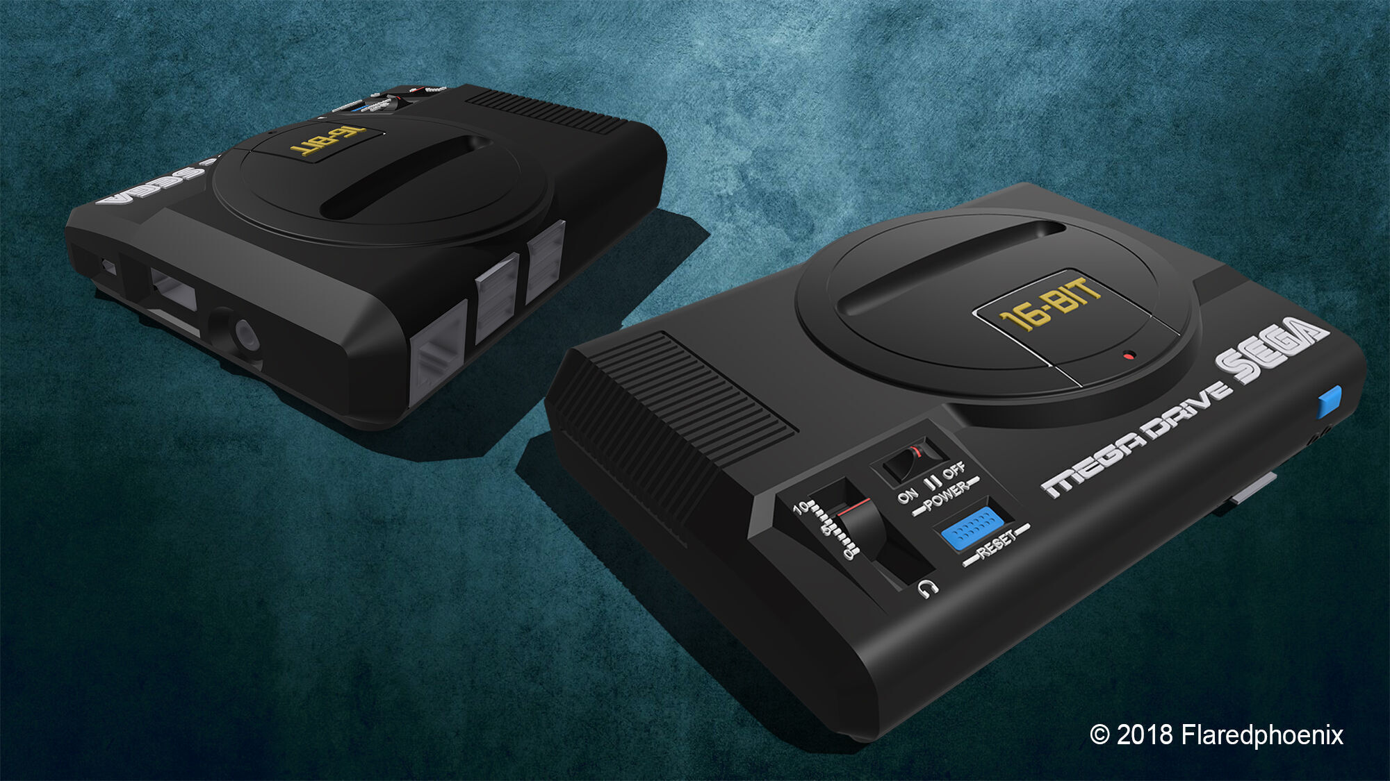 Mega Drive Raspberry Pi 3 3D print model_1