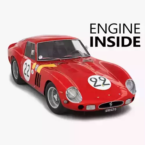 Ferrari 250 GTO - 3757GT - Complete 3D model