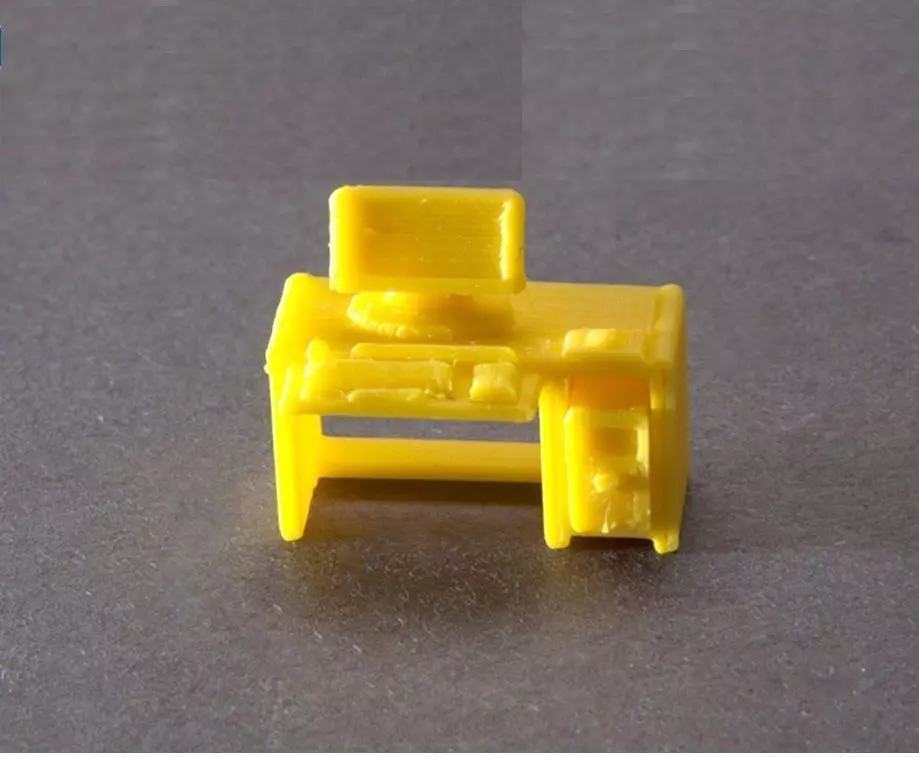 Desk computer 3D print model_0