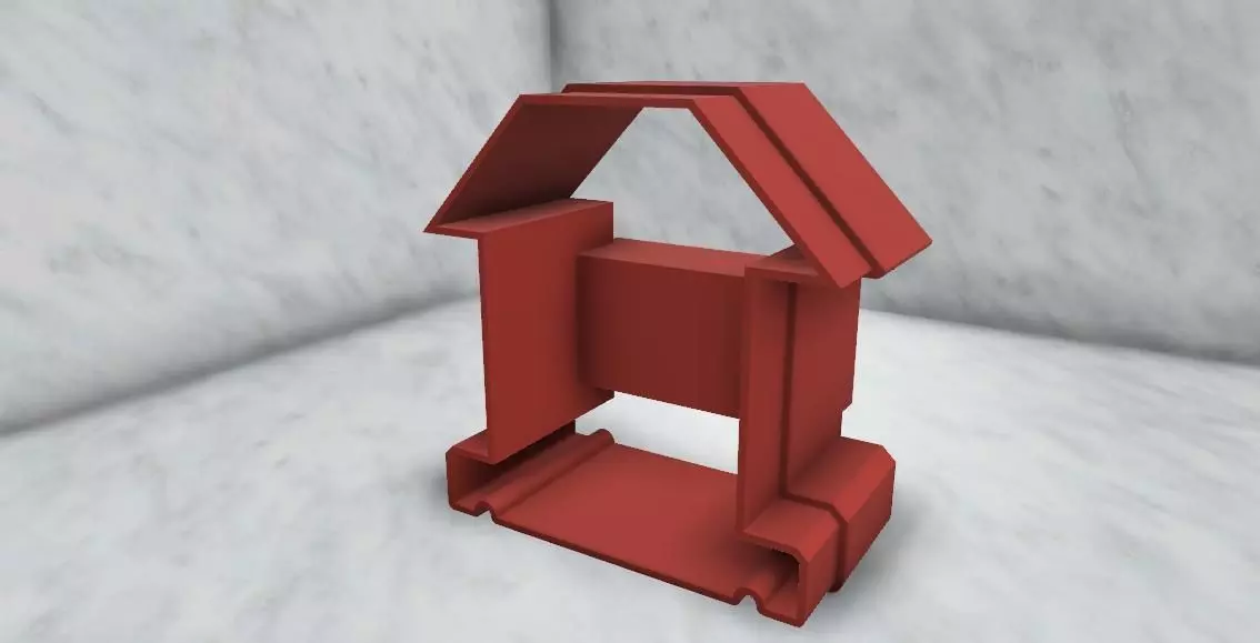 Tiny House Shape Cookie Cutter Free 3D print model
