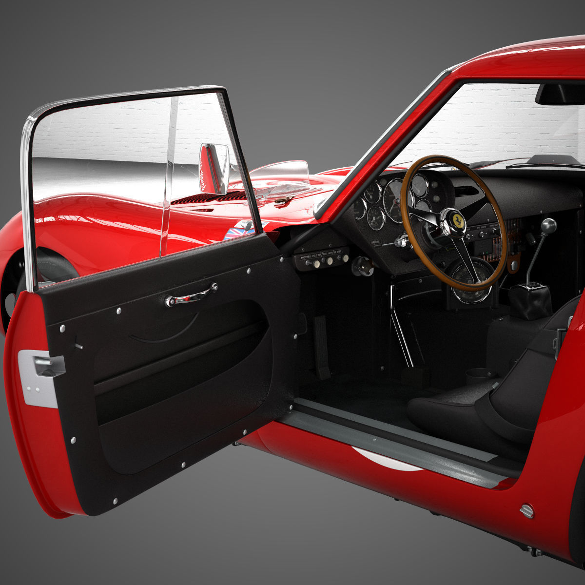 Ferrari 250 GTO - 3757GT - No Engine 3D model_37