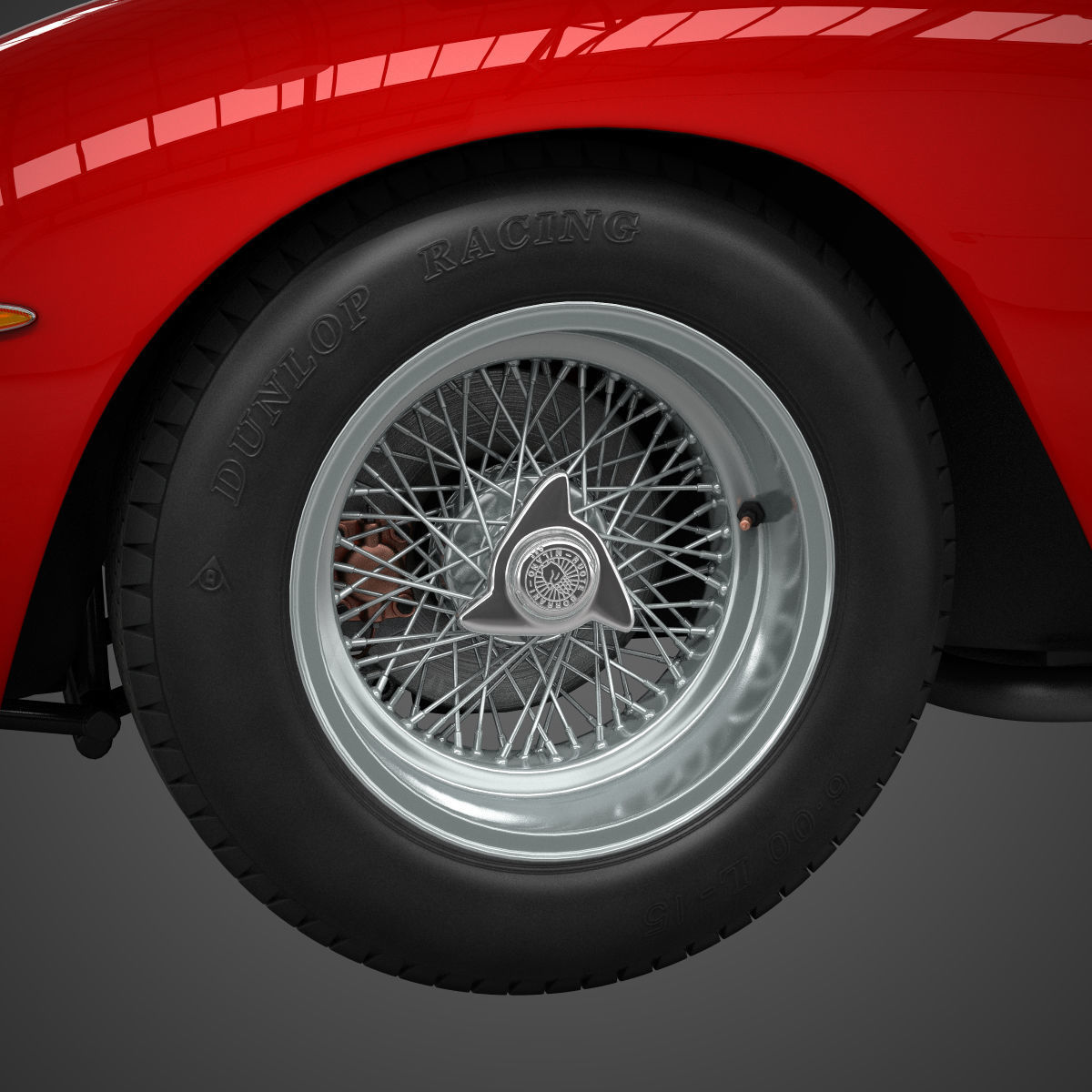 Ferrari 250 GTO - 3757GT - No Engine 3D model_35