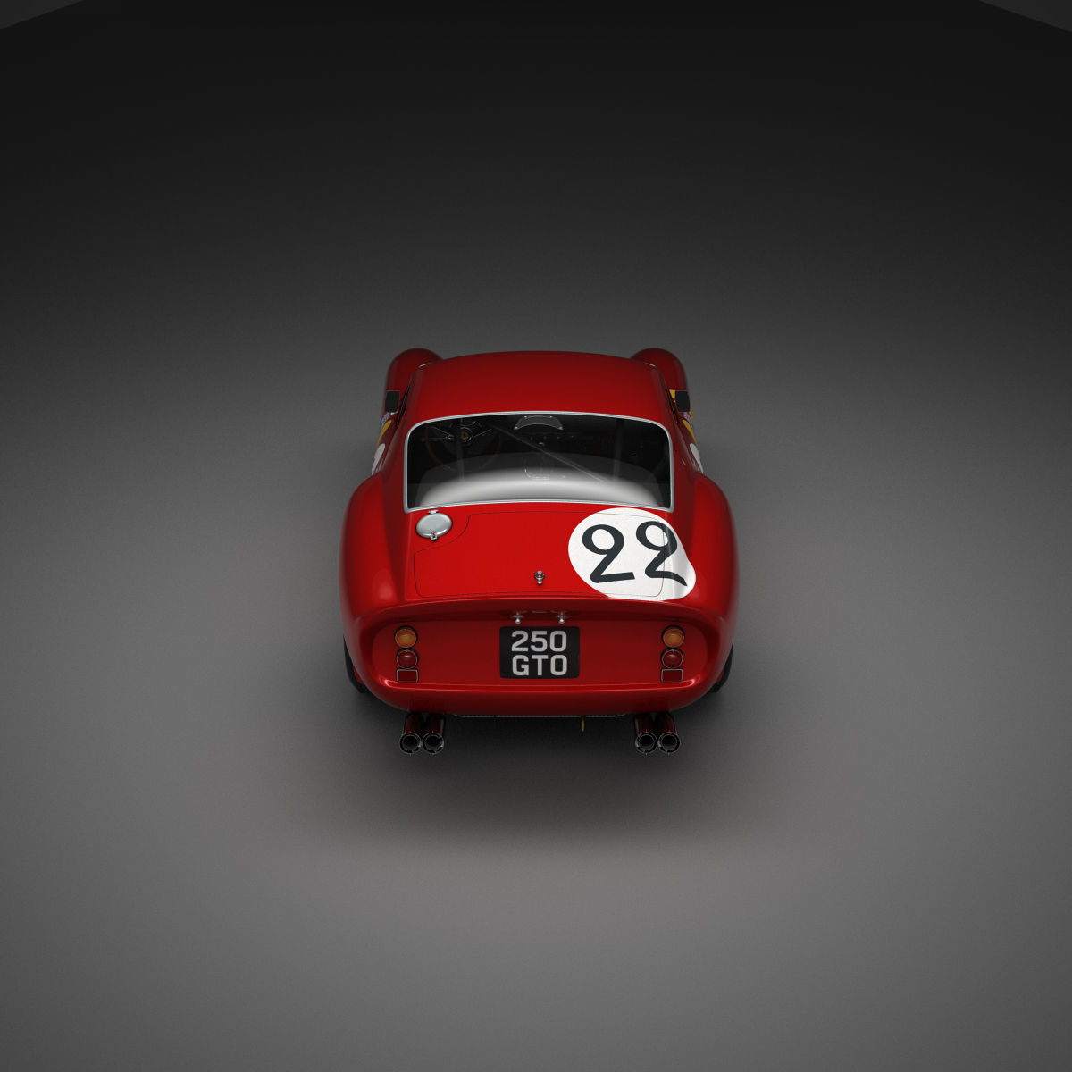Ferrari 250 GTO - 3757GT - No Engine 3D model_67