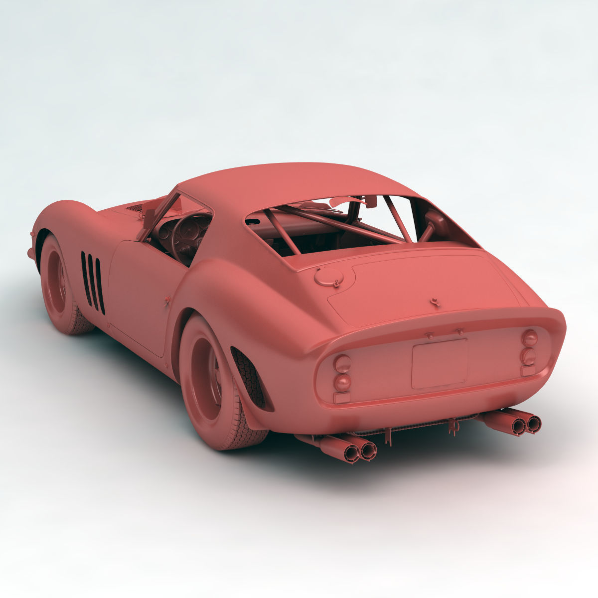 Ferrari 250 GTO - 3757GT - No Engine 3D model_58