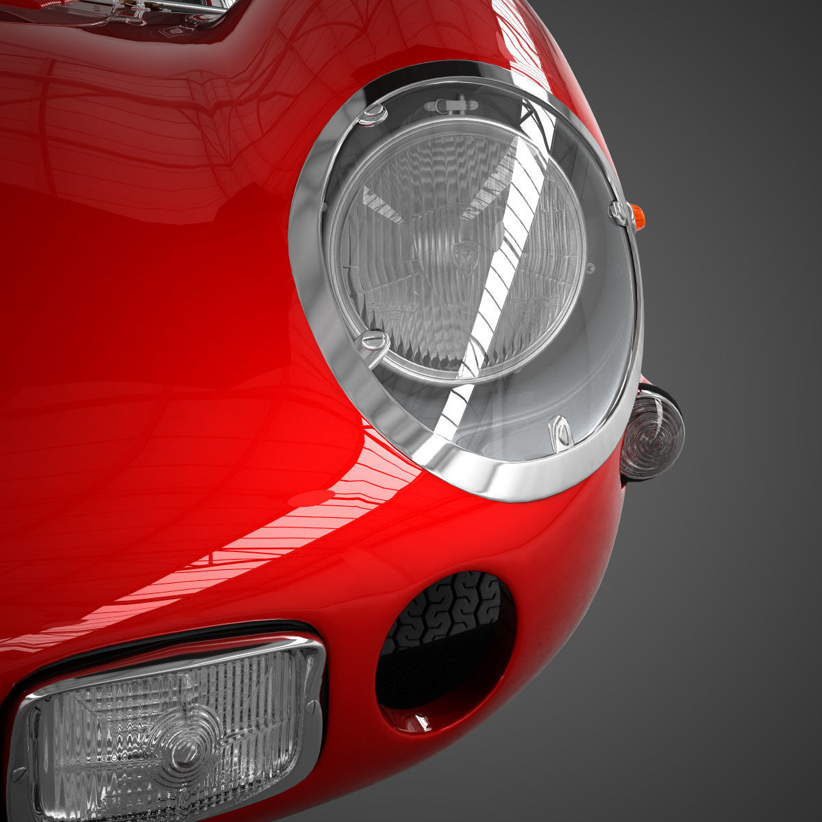 Ferrari 250 GTO - 3757GT - No Engine 3D model_12