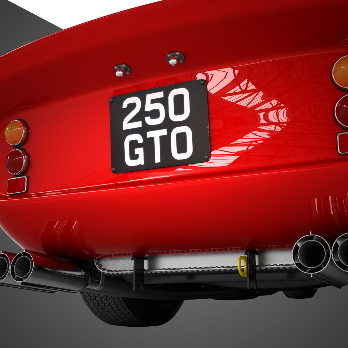 Ferrari 250 GTO - 3757GT - No Engine 3D model_33