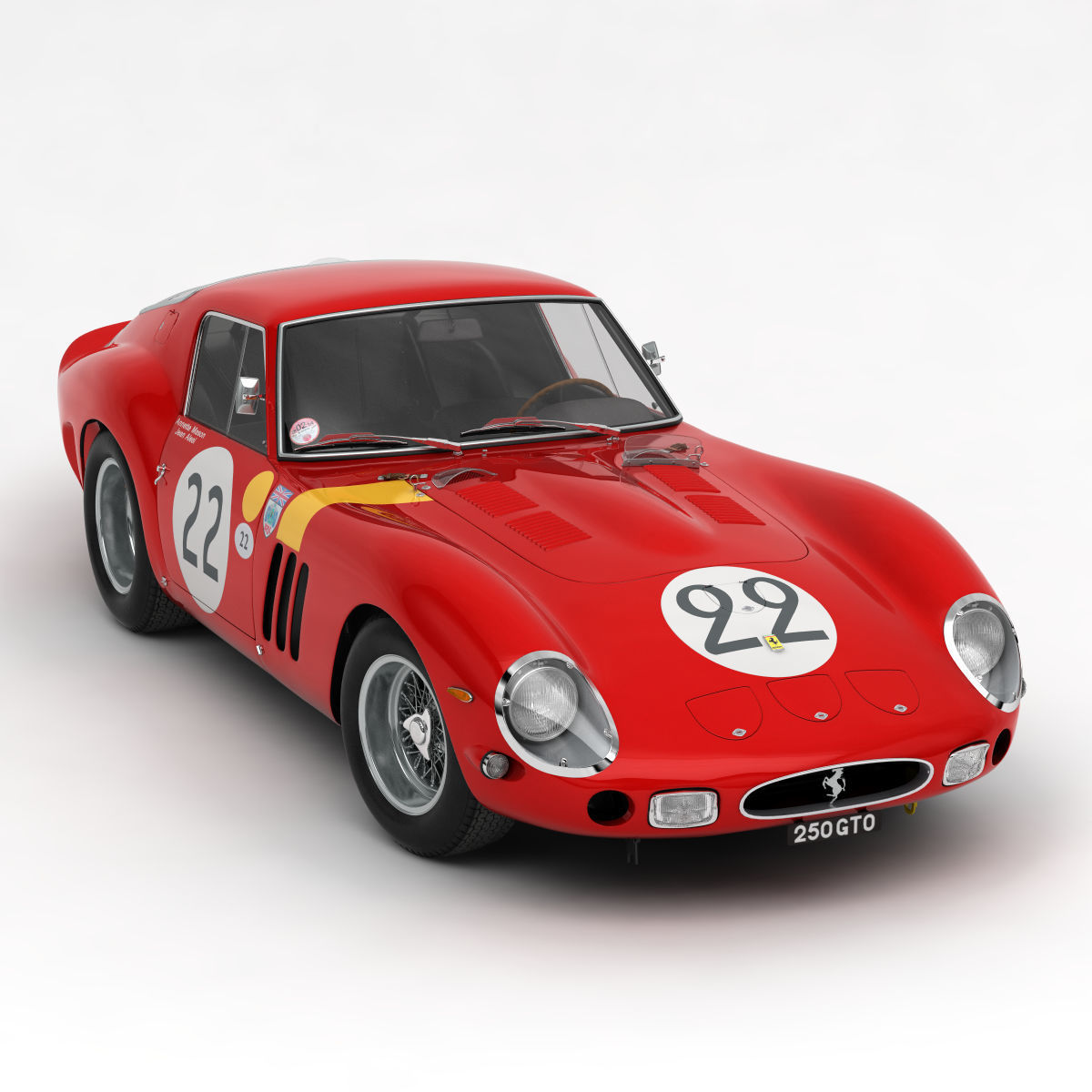 Ferrari 250 GTO - 3757GT - No Engine 3D model_53