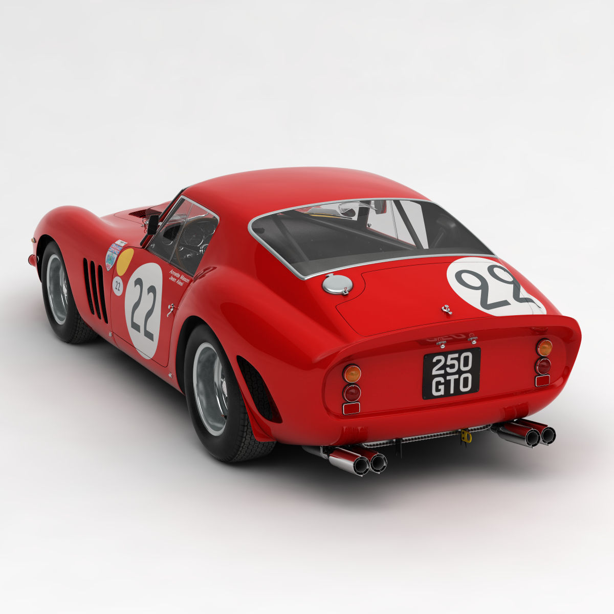 Ferrari 250 GTO - 3757GT - No Engine 3D model_57