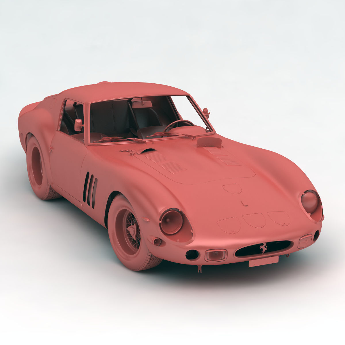 Ferrari 250 GTO - 3757GT - No Engine 3D model_54