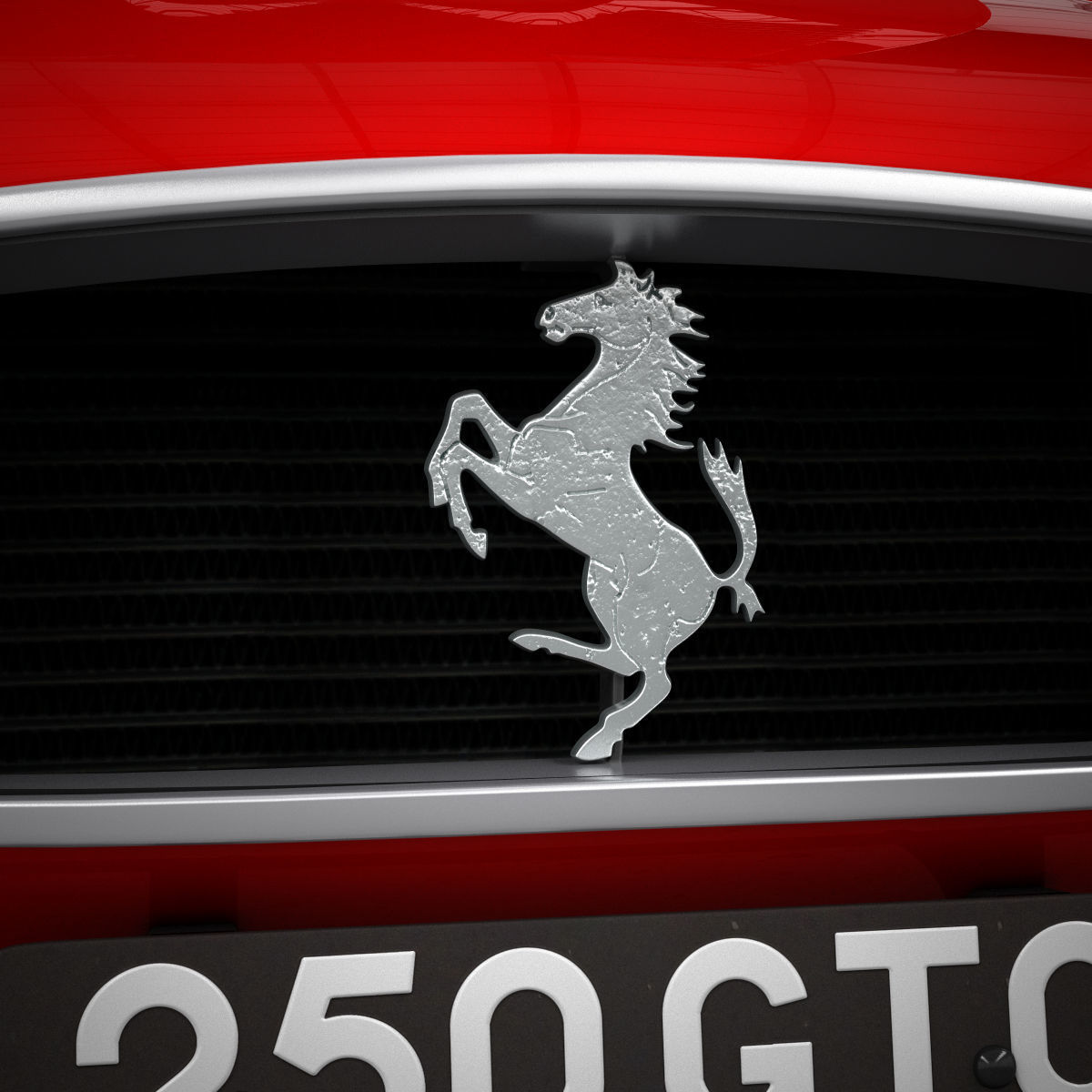 Ferrari 250 GTO - 3757GT - No Engine 3D model_15