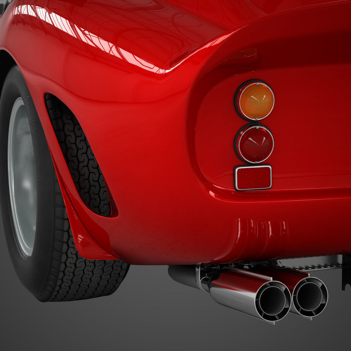 Ferrari 250 GTO - 3757GT - No Engine 3D model_31