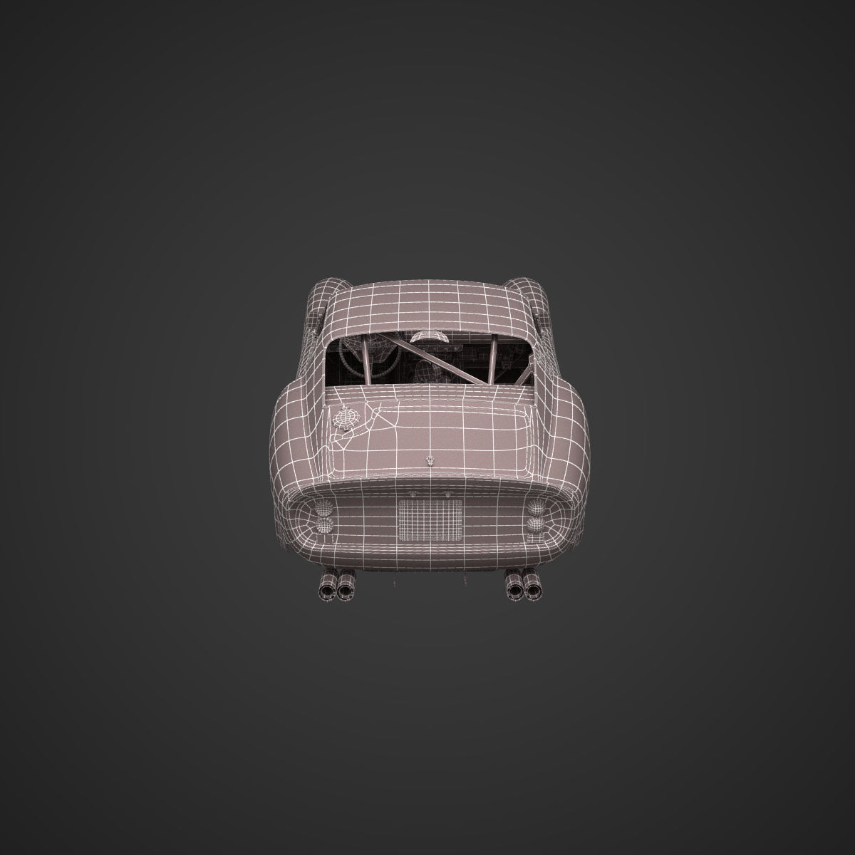 Ferrari 250 GTO - 3757GT - No Engine 3D model_71
