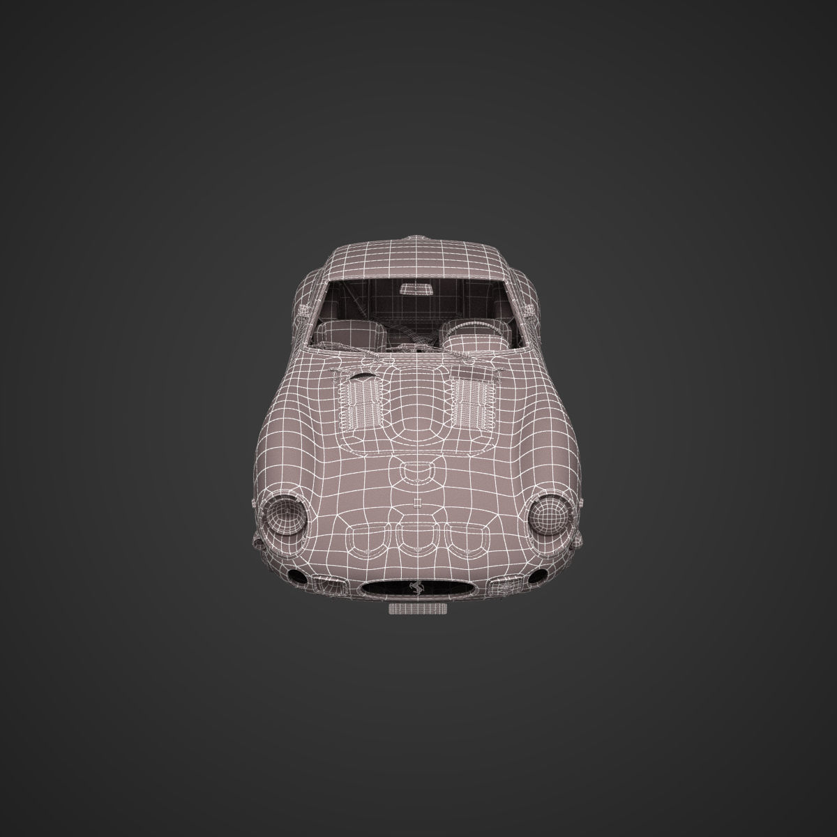 Ferrari 250 GTO - 3757GT - No Engine 3D model_69