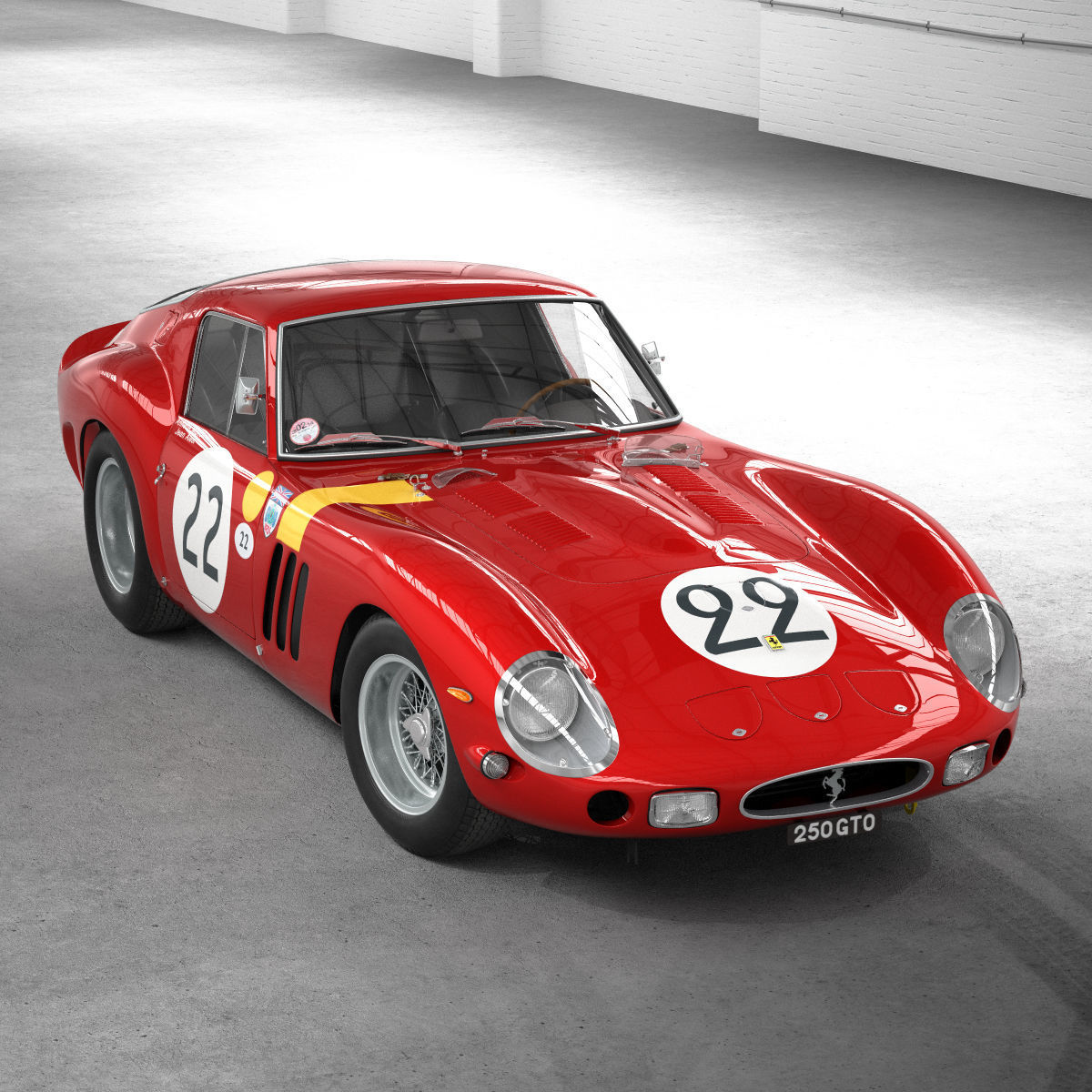 Ferrari 250 GTO - 3757GT - No Engine 3D model_2