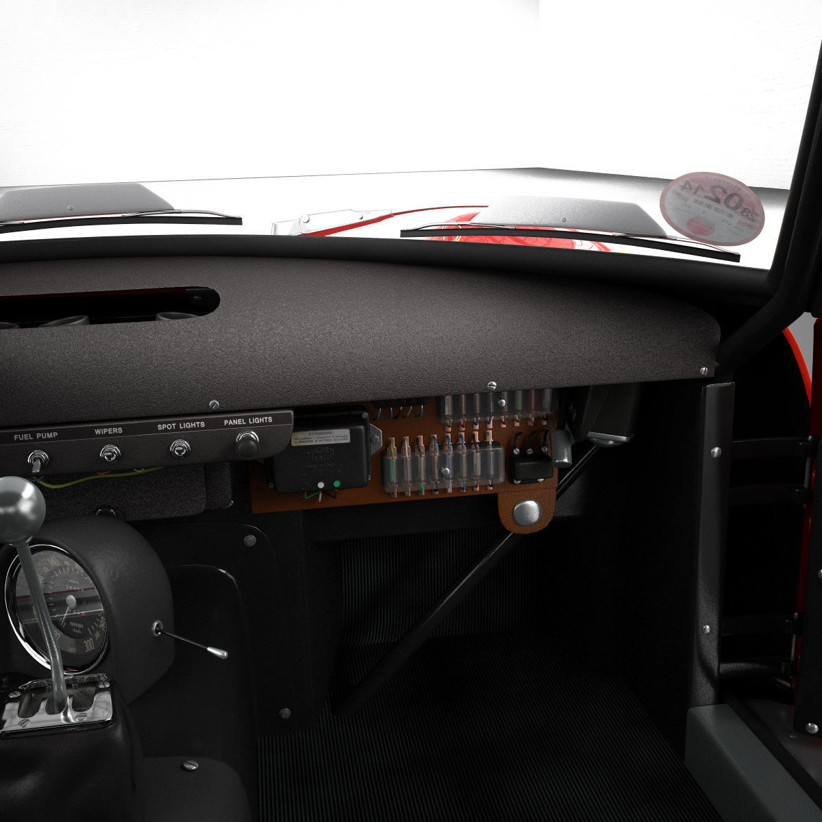 Ferrari 250 GTO - 3757GT - No Engine 3D model_49
