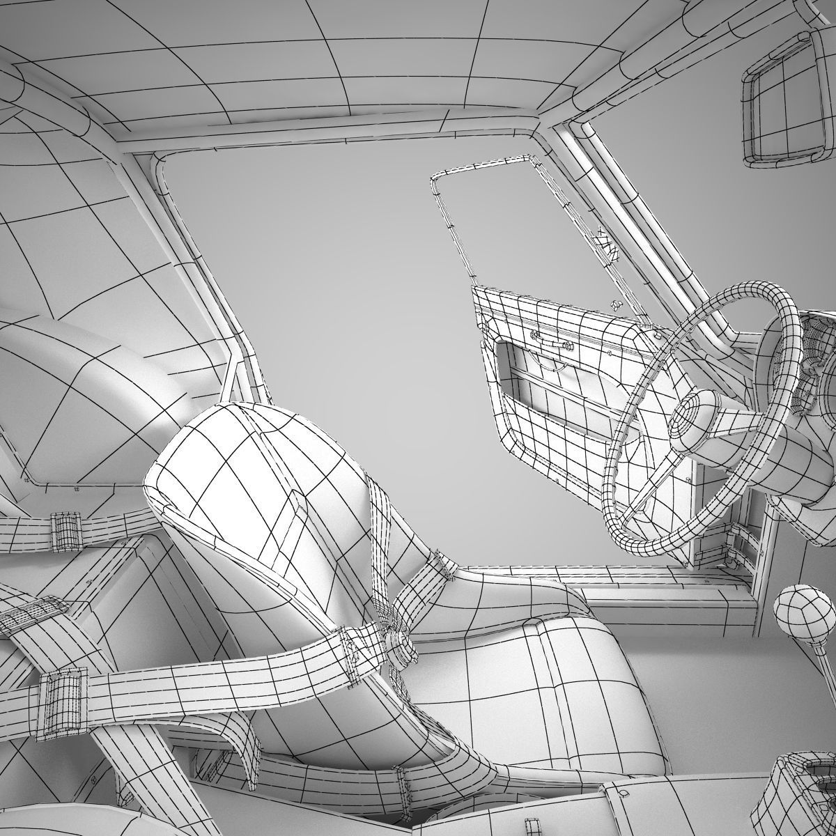 Ferrari 250 GTO - 3757GT - No Engine 3D model_84