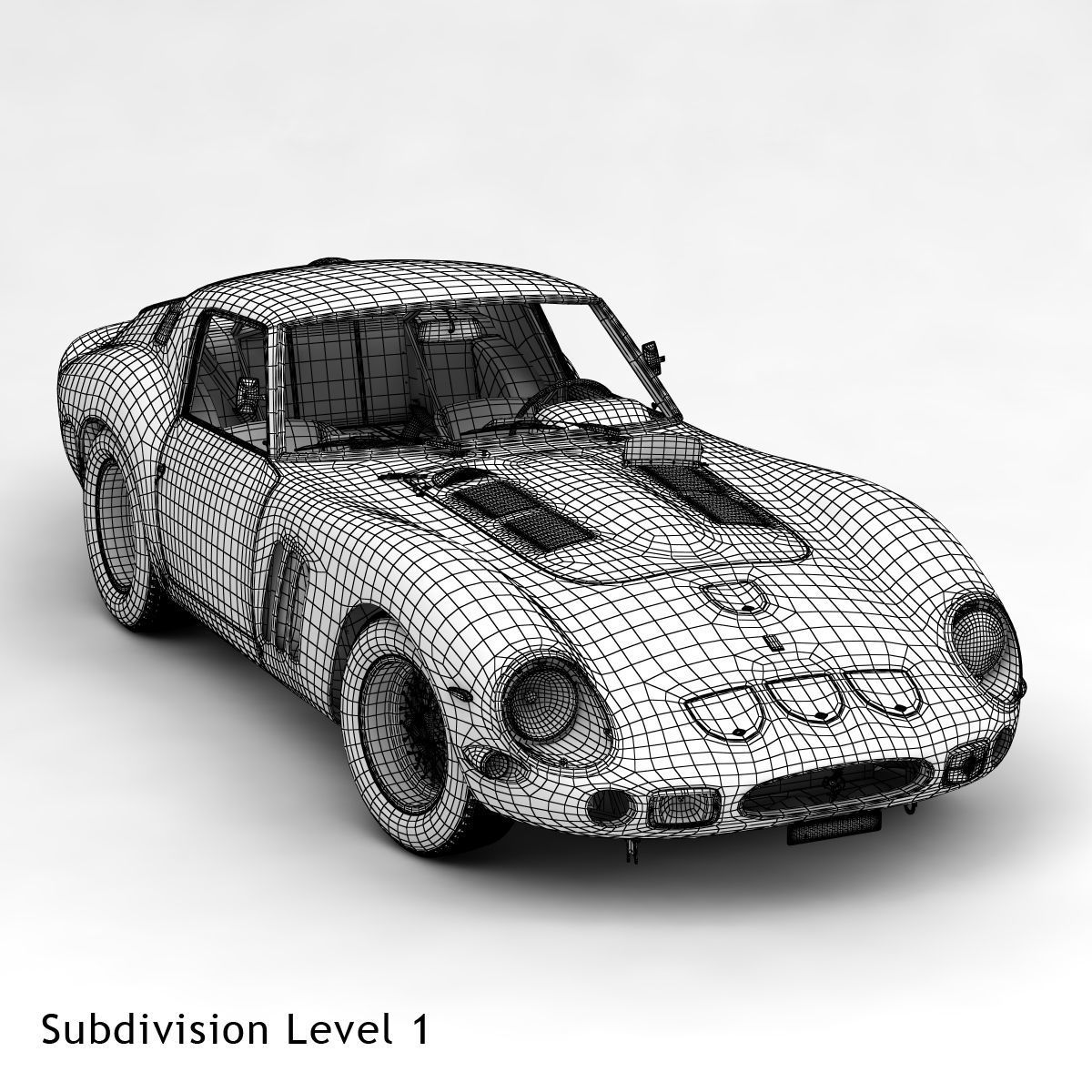 Ferrari 250 GTO - 3757GT - No Engine 3D model_56