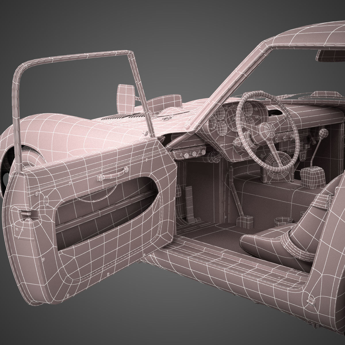 Ferrari 250 GTO - 3757GT - No Engine 3D model_38