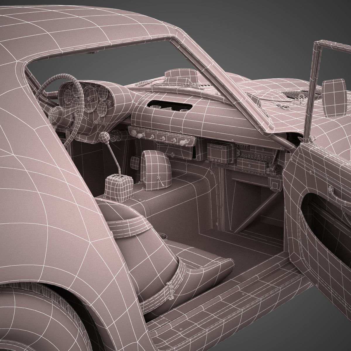 Ferrari 250 GTO - 3757GT - No Engine 3D model_40