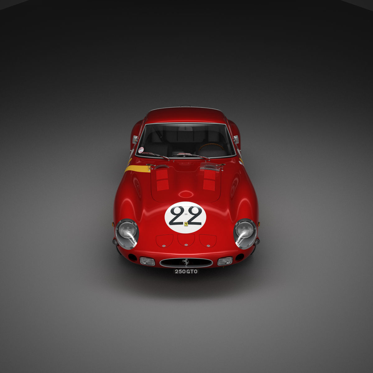 Ferrari 250 GTO - 3757GT - No Engine 3D model_65
