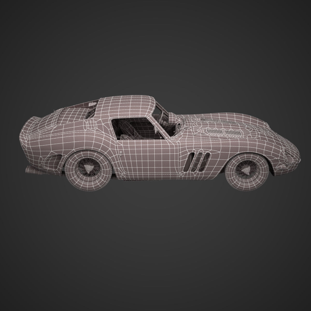 Ferrari 250 GTO - 3757GT - No Engine 3D model_72