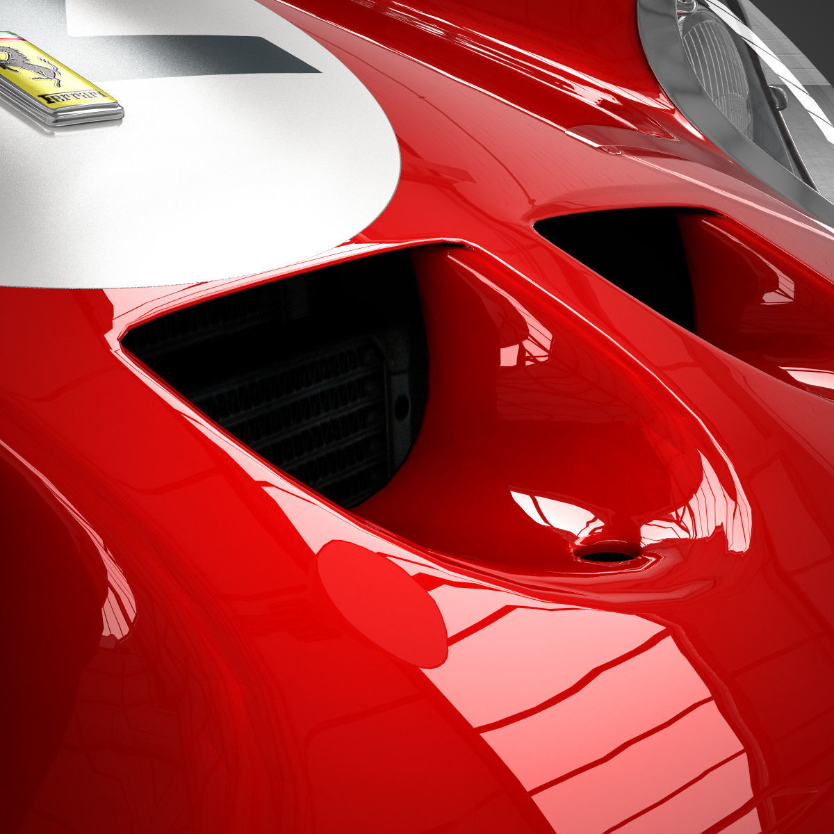 Ferrari 250 GTO - 3757GT - No Engine 3D model_25