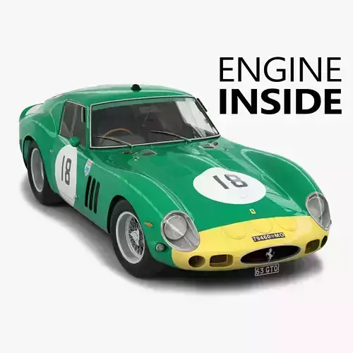 Ferrari 250 GTO - 3767GT - Complete 3D model