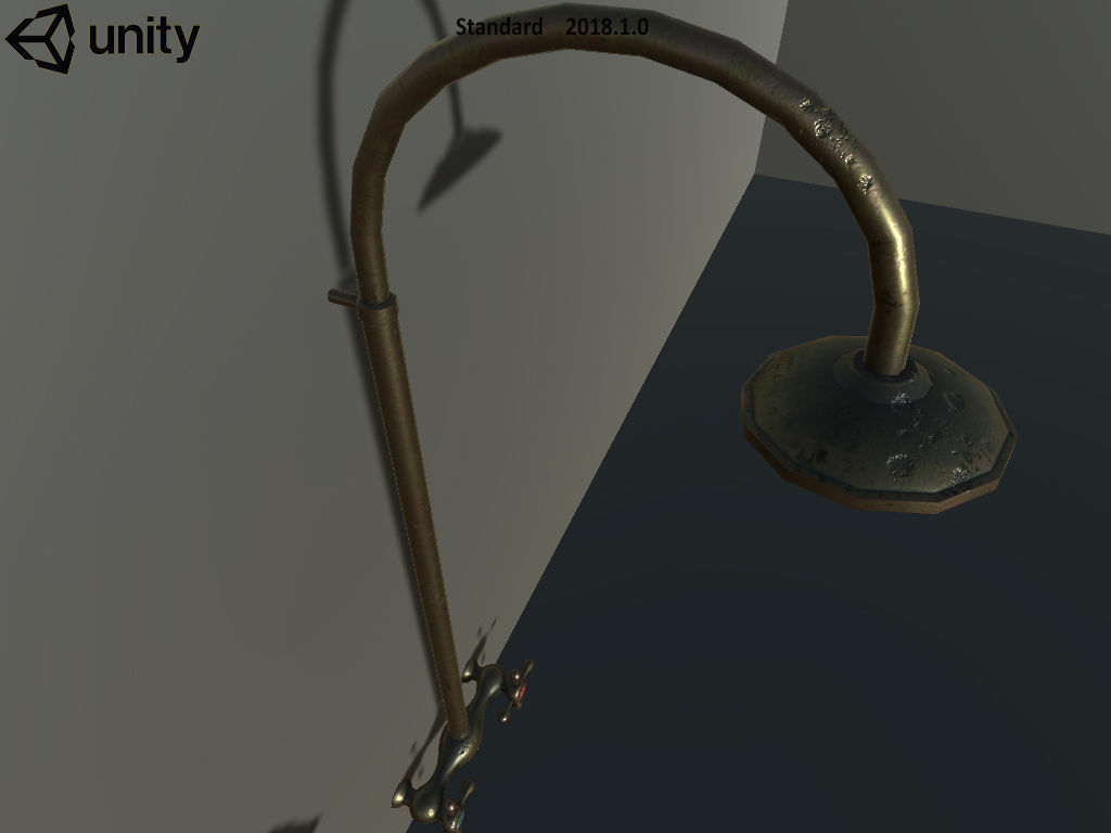 Faucet Shower Bathroom Set Free low-poly 3D model_4