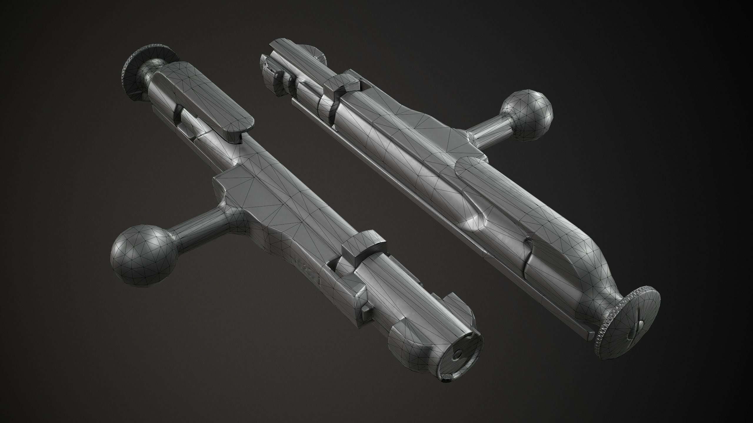 PBR Soviet Mosin Nagant M38 Low-poly 3D model_15