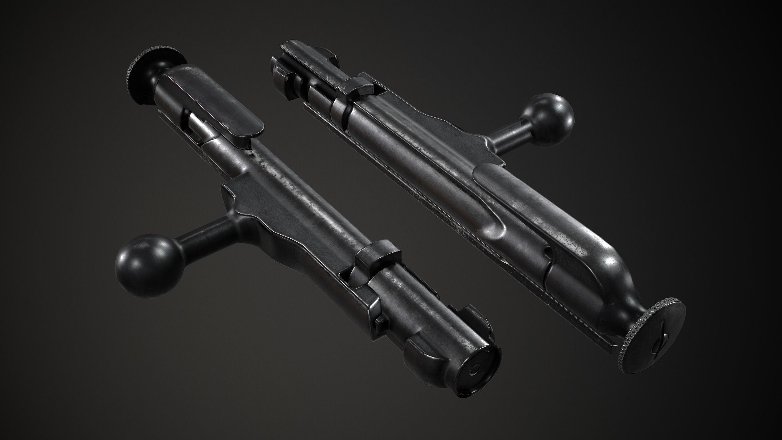 PBR Soviet Mosin Nagant M38 Low-poly 3D model_9