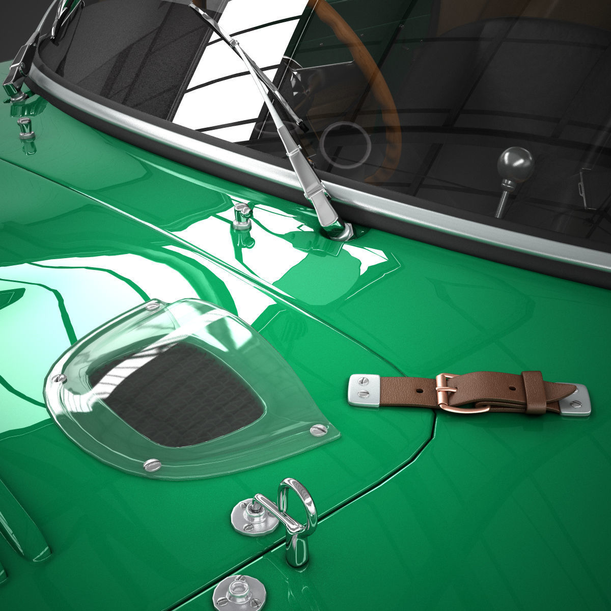 Ferrari 250 GTO - 3767 GT - No Engine 3D model_19