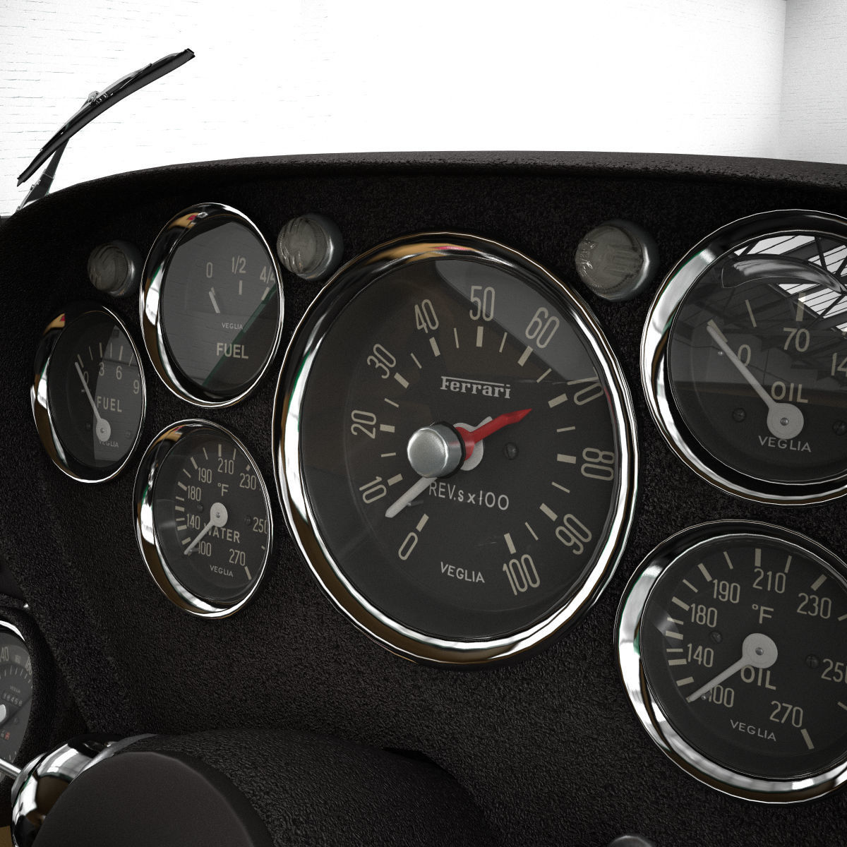 Ferrari 250 GTO - 3767 GT - No Engine 3D model_41