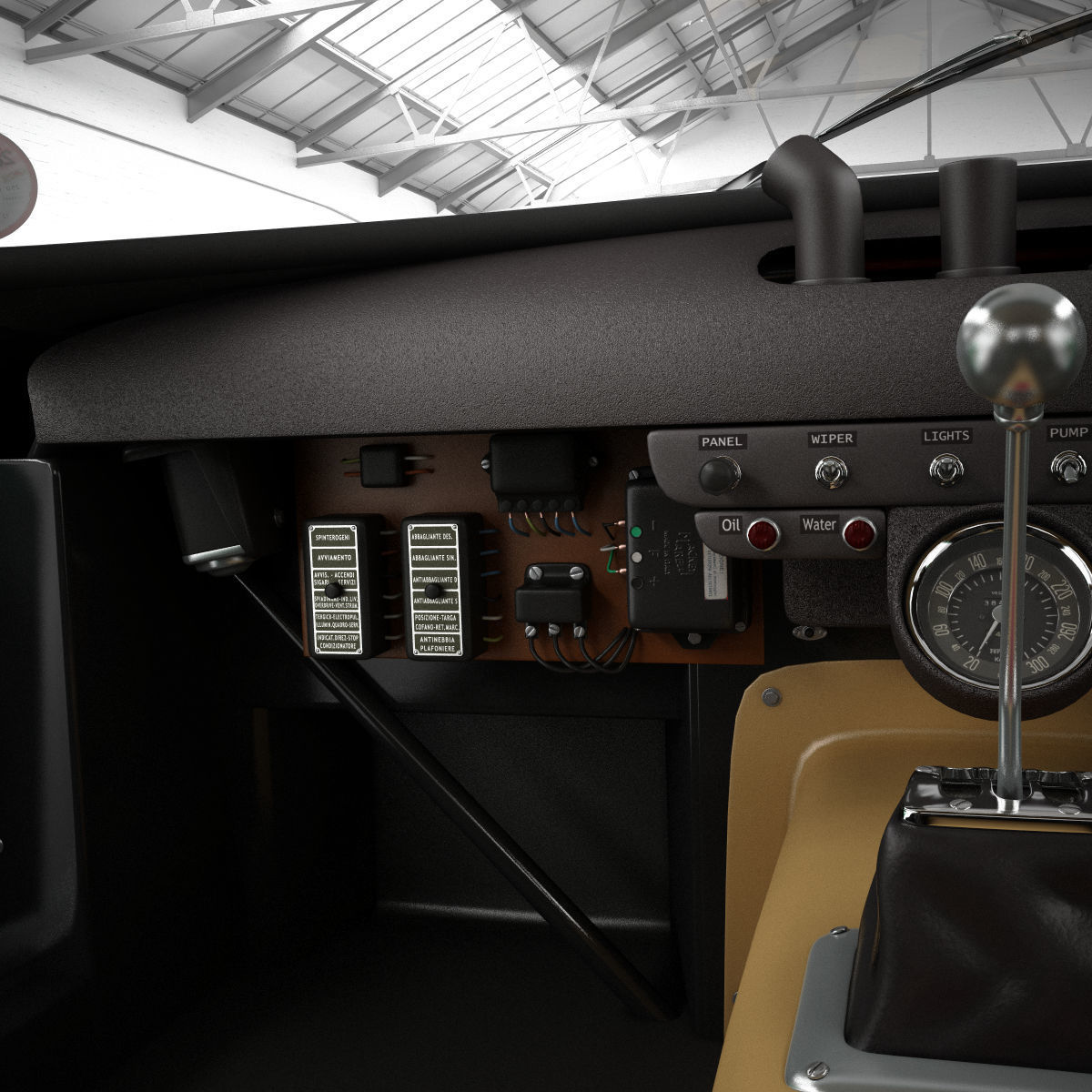 Ferrari 250 GTO - 3767 GT - No Engine 3D model_43