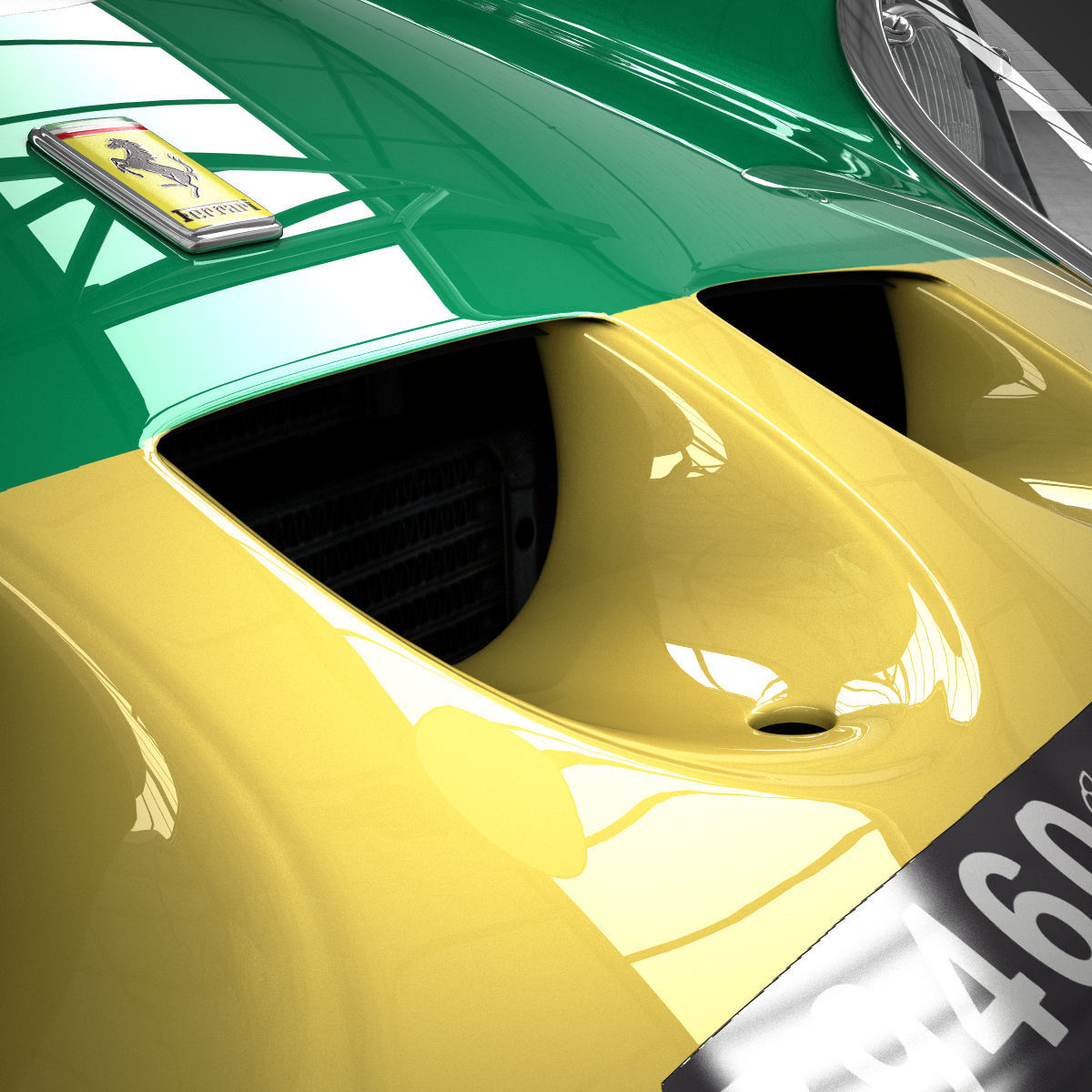 Ferrari 250 GTO - 3767 GT - No Engine 3D model_15