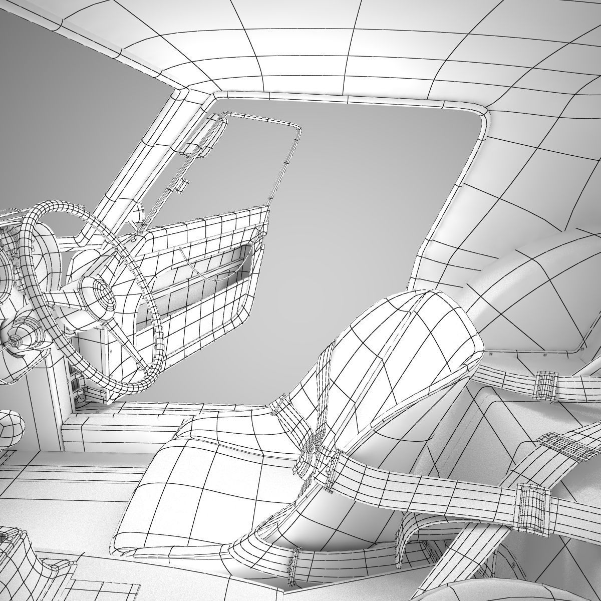 Ferrari 250 GTO - 3767 GT - No Engine 3D model_80