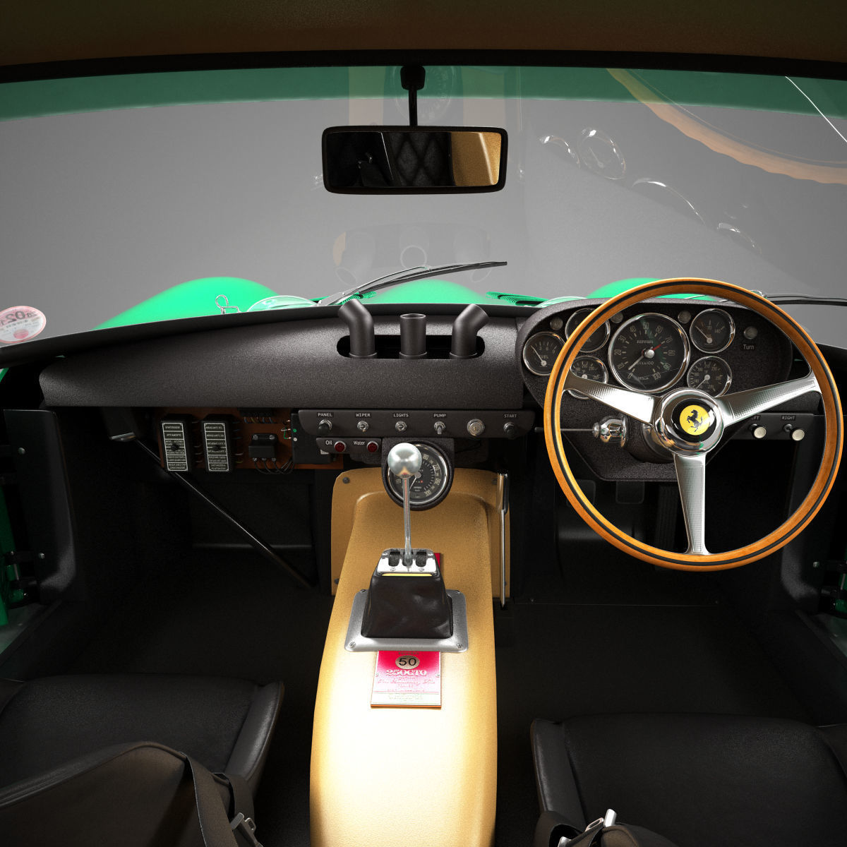 Ferrari 250 GTO - 3767 GT - No Engine 3D model_73