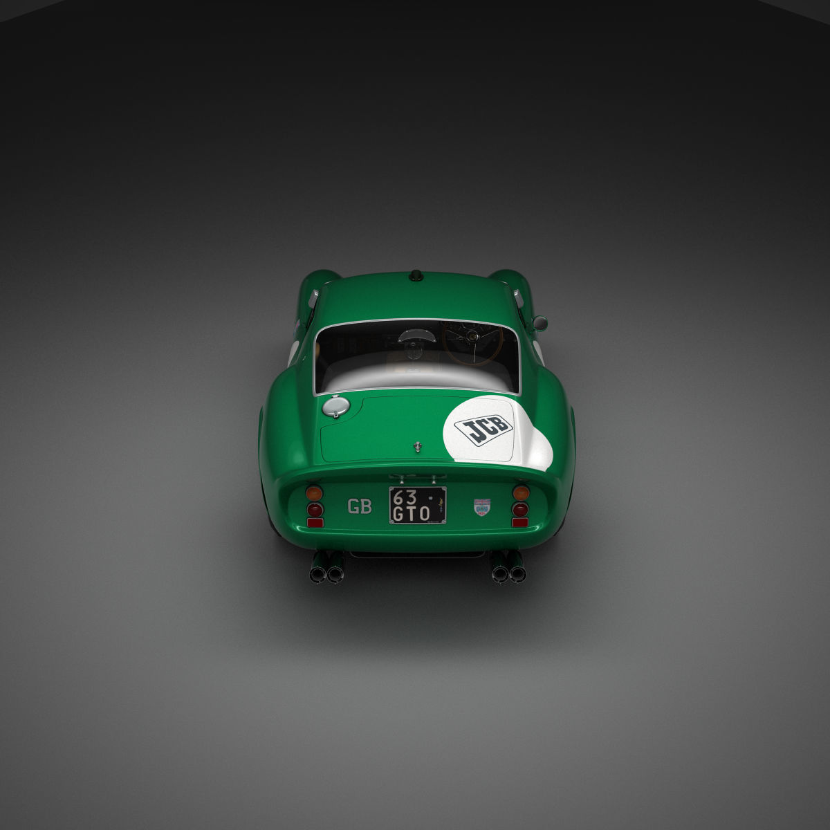 Ferrari 250 GTO - 3767 GT - No Engine 3D model_62