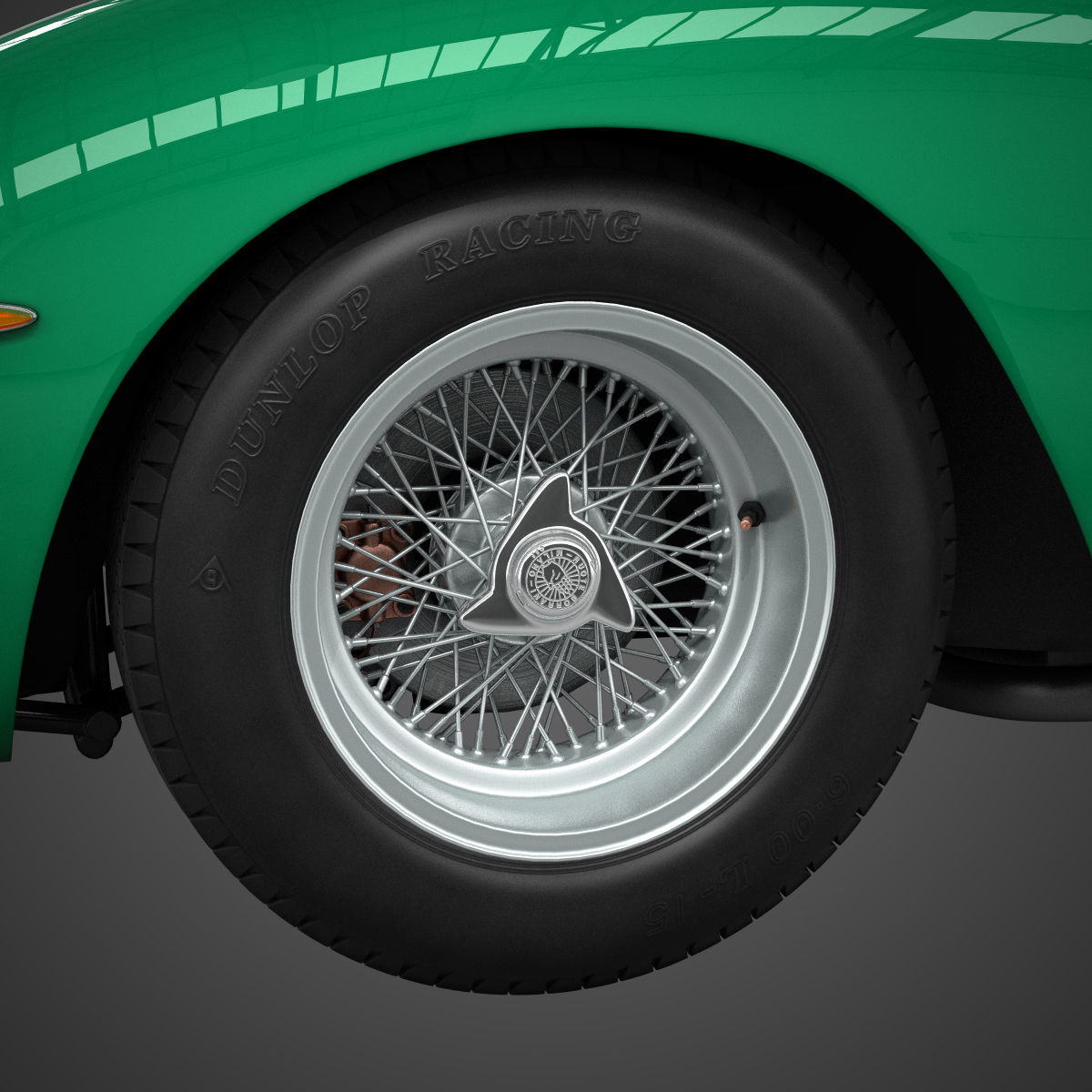 Ferrari 250 GTO - 3767 GT - No Engine 3D model_31