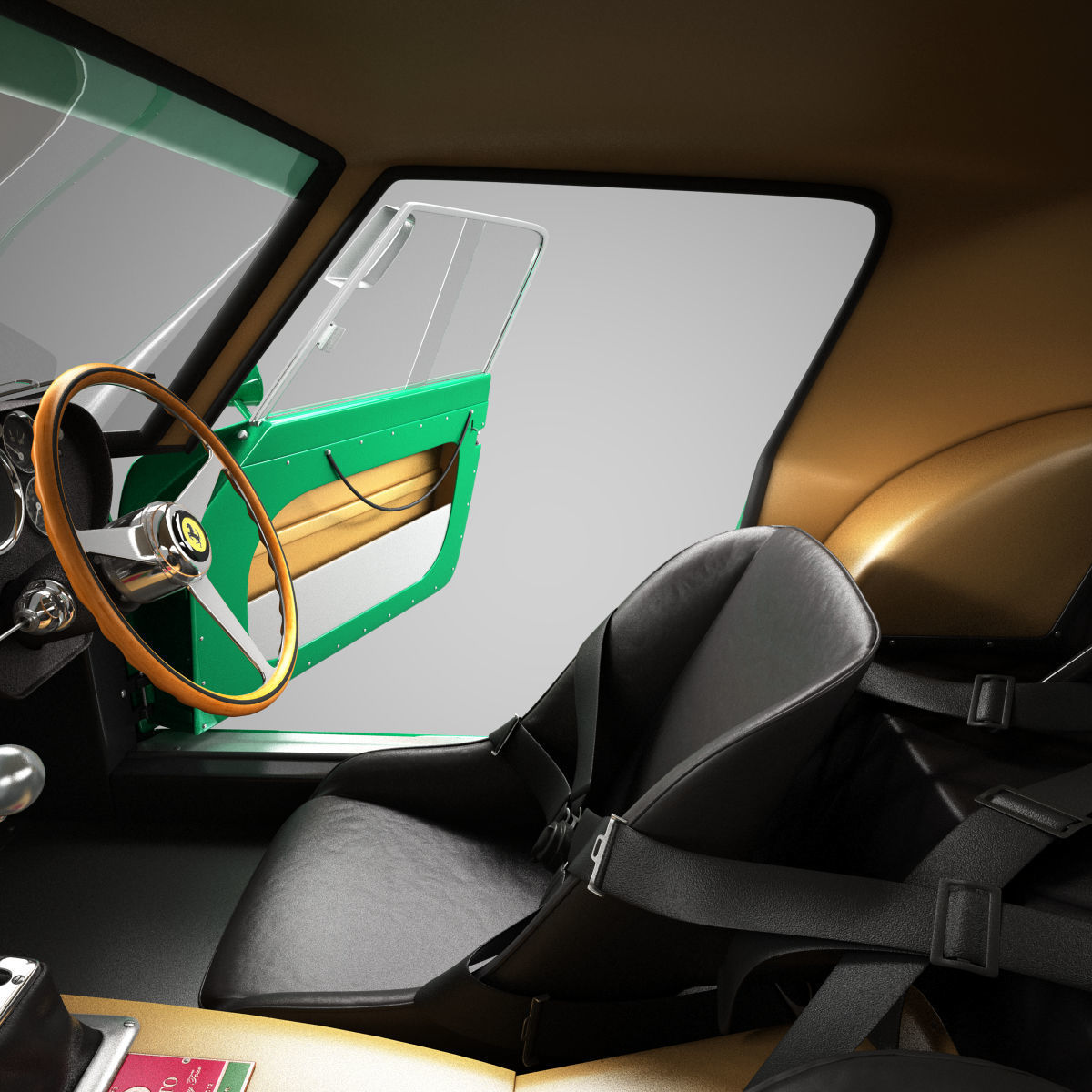 Ferrari 250 GTO - 3767 GT - No Engine 3D model_72